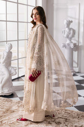 Celestial Charm – Ivory Embroidered Luxury Ensemble